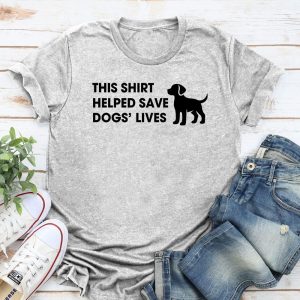 This Shirt Helped Save Dogs’ Lives Standard Tee Heather Grey