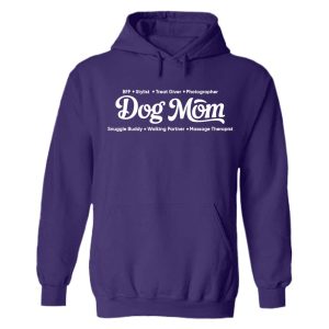 Dog Mom Is Just One Of My Titles Hoodie Purple
