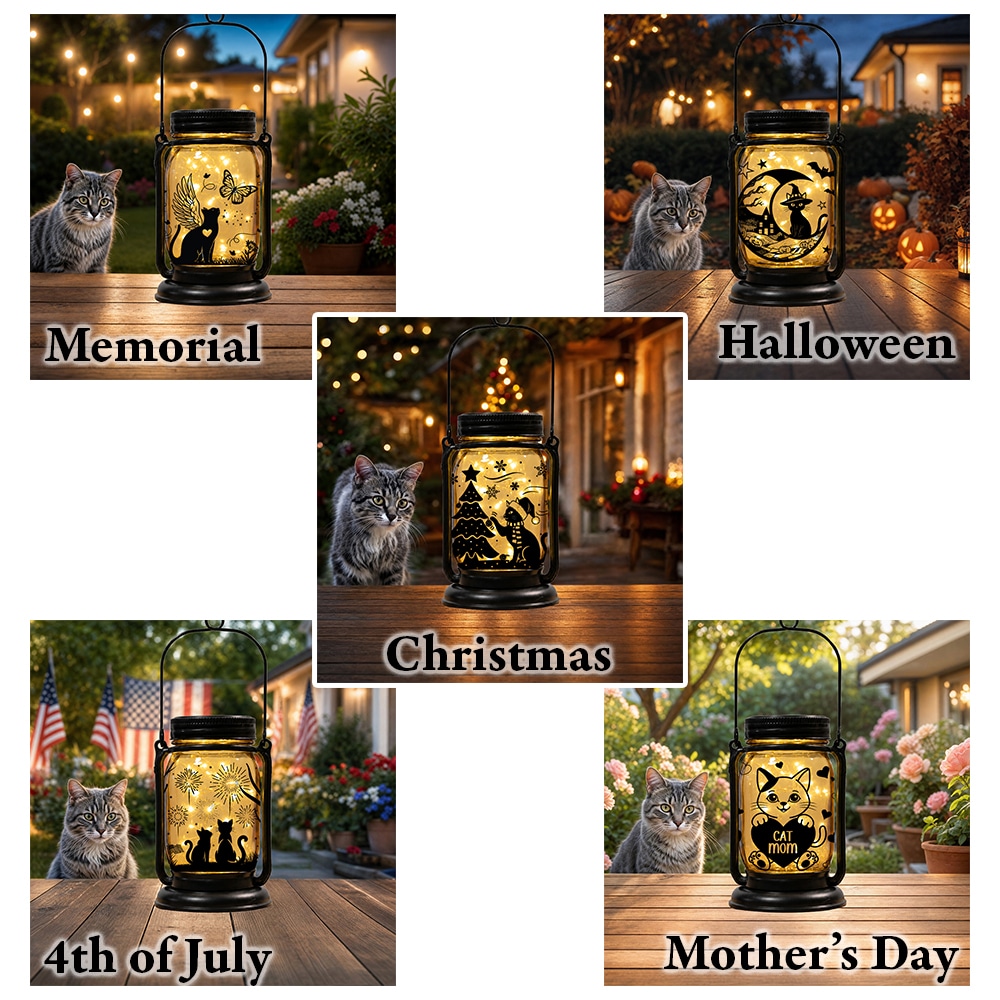 FREE Halloween Dog Garden Flag with Purchase of Holiday Celebration Mason Jar Lantern Solar Light - Image 6